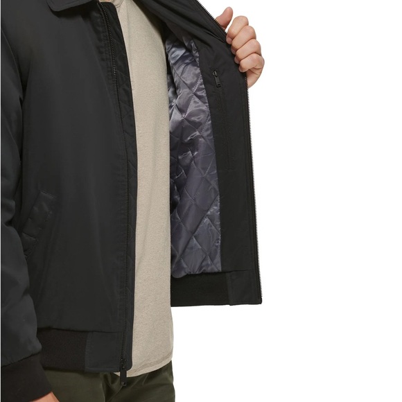Microtwill Relaxed Laydown Collar Bomber - Picture 4 of 4